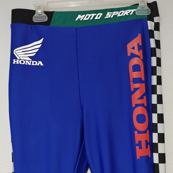 Forever 21 Honda Leggings High Waisted Plus Size 0X Scuba Material JDM VTEC - Picture 5 of 8